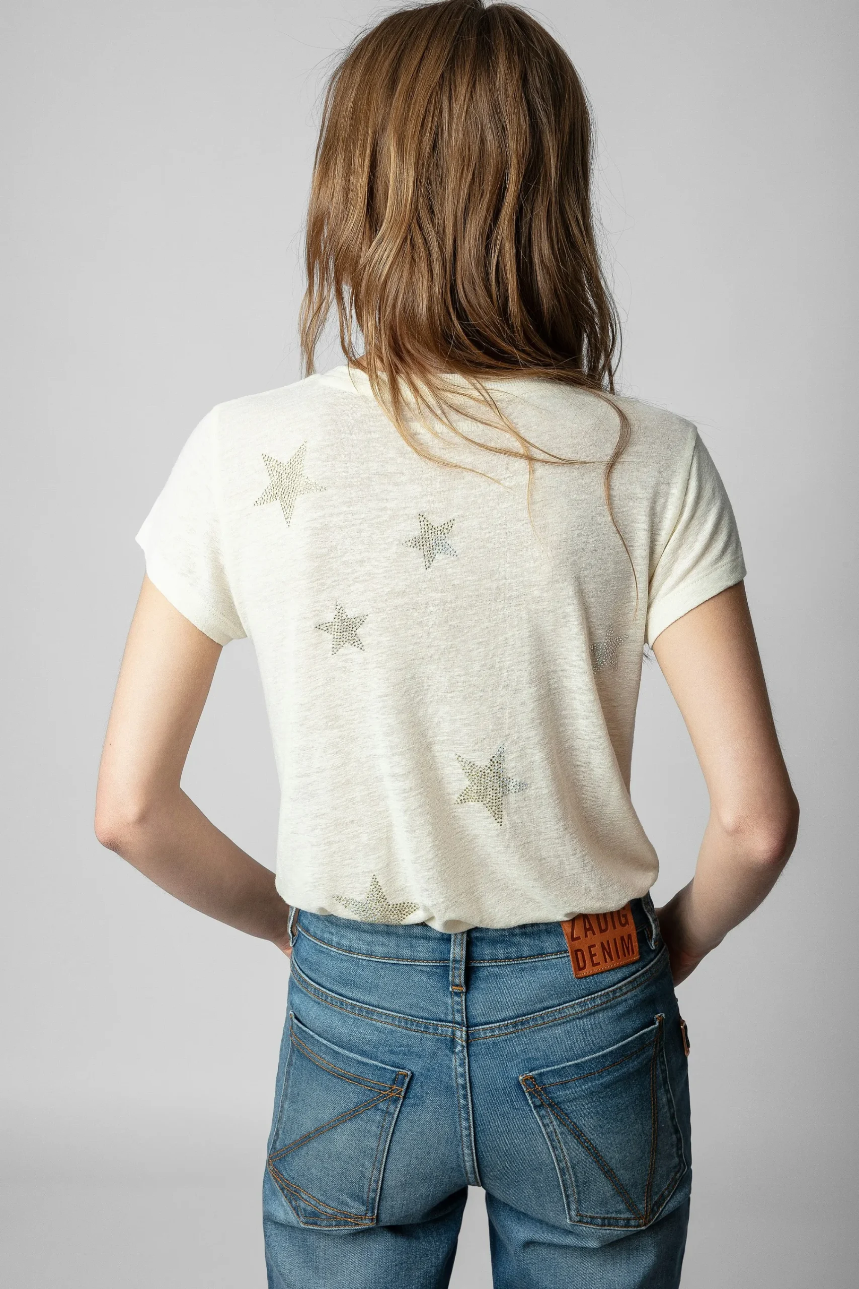 Zadig & Voltaire T-Shirts^T-Shirt Skinny Etoiles Strass
