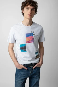 Zadig & Voltaire T-Shirts^T-Shirt Ted A Imprime Photo
