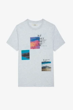 Zadig & Voltaire T-Shirts^T-Shirt Ted A Imprime Photo