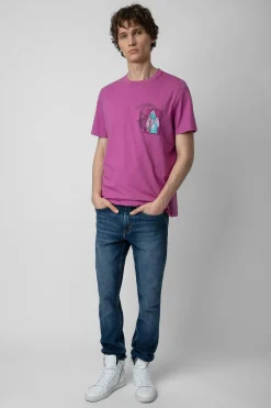 Zadig & Voltaire T-Shirts^T-Shirt Ted A Imprime Photo