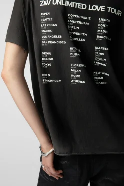 Zadig & Voltaire T-Shirts^T-Shirt Tommer Concert Crush Diamante