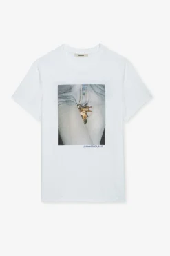 Zadig & Voltaire T-Shirts^T-Shirt Tommy A Imprime Photo