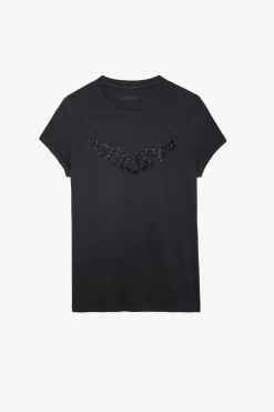 Zadig & Voltaire T-Shirts^T-Shirt Walk Peace & Love Strass