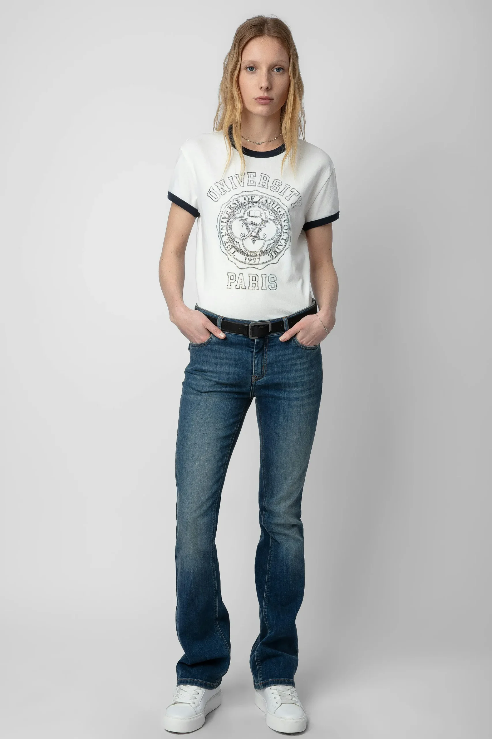 Zadig & Voltaire T-Shirts^T-Shirt Walk University Diamante