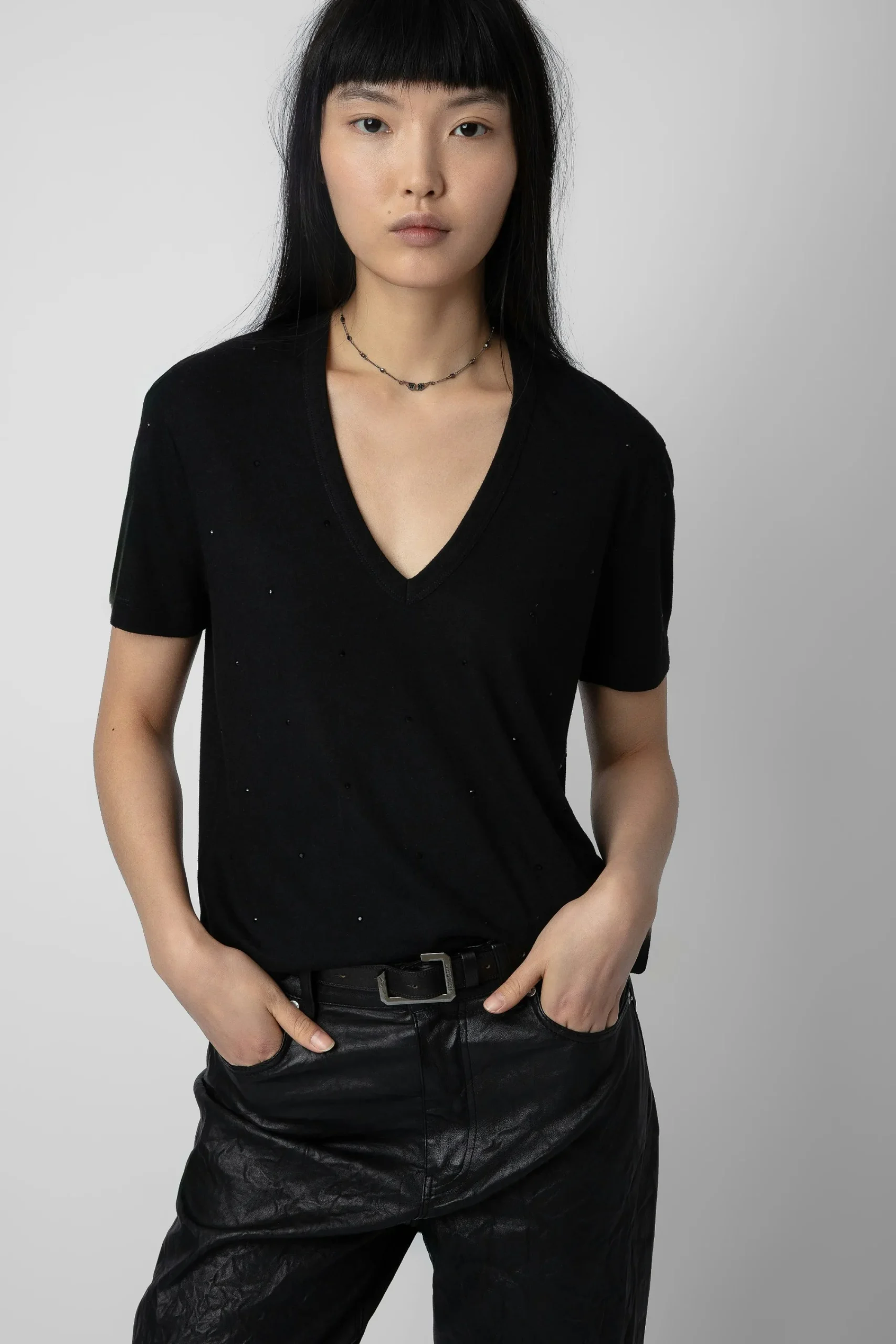 Zadig & Voltaire T-Shirts^T-Shirt Wassa Diamante