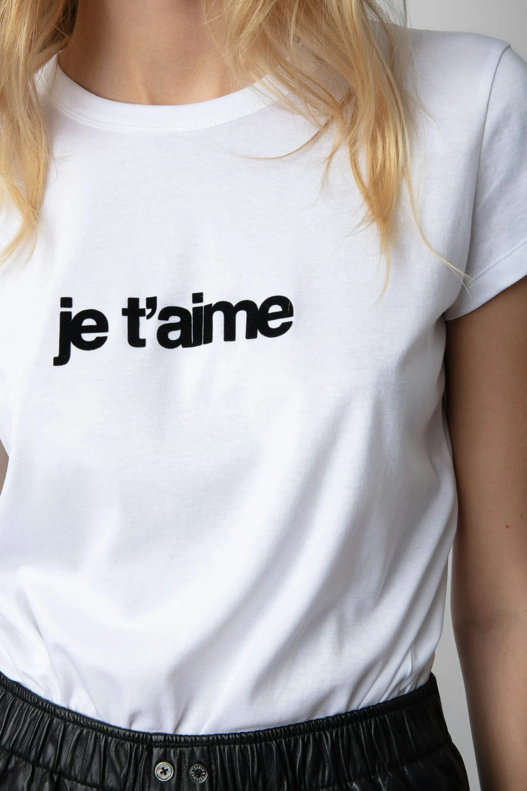Zadig & Voltaire T-Shirts^T-Shirt Woop Je T'Aime