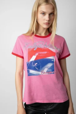 Zadig & Voltaire T-Shirts^T-Shirt Zoe A Imprime Photo