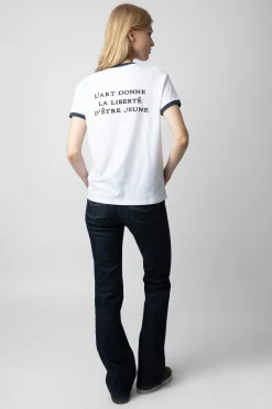 Zadig & Voltaire T-Shirts^T-Shirt Zoe Ailes Liberte