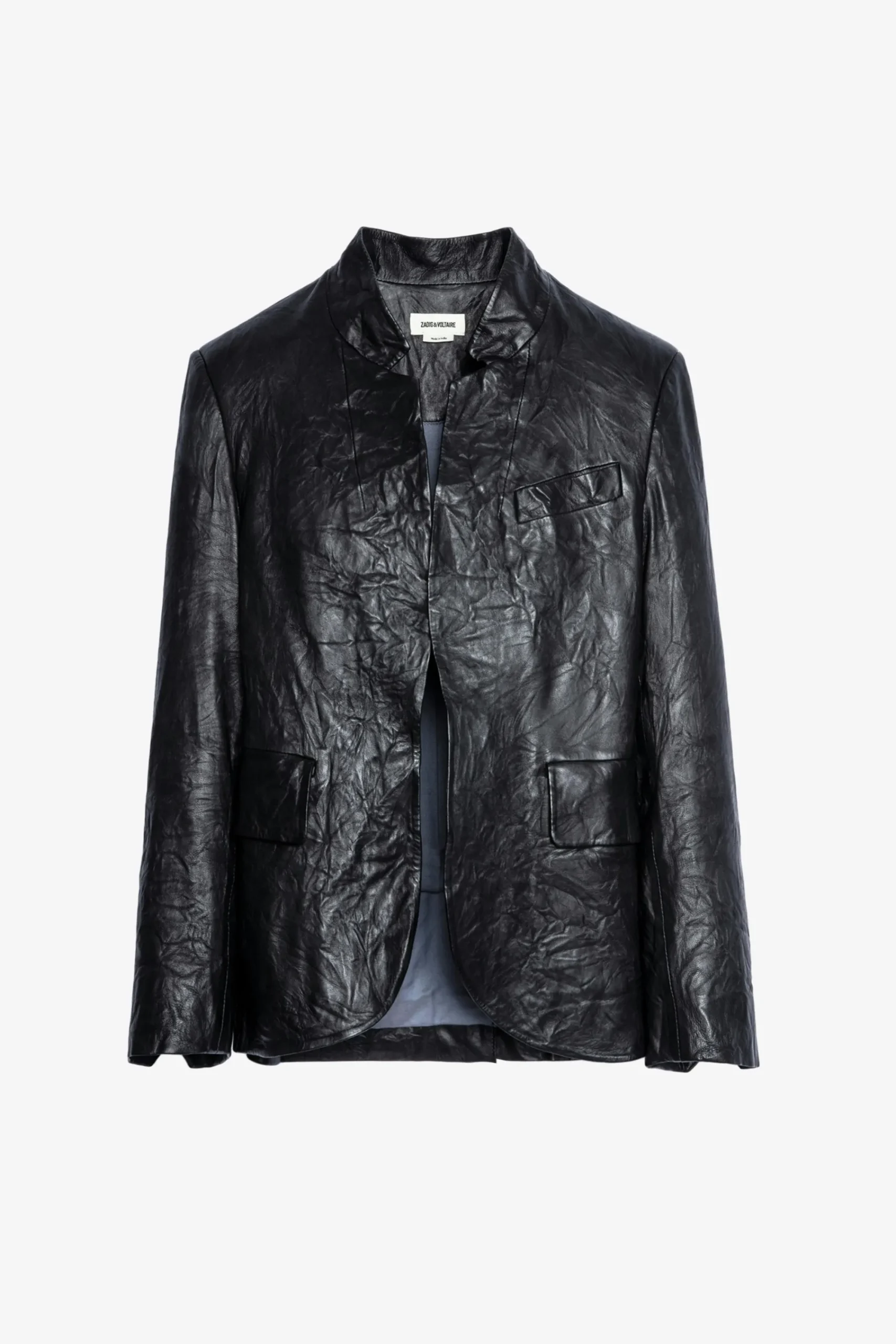 Zadig & Voltaire Vestes^Verys Blazer Cuir Froisse