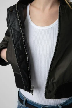 Zadig & Voltaire Manteaux Et Vestes^Veste En Cuir Bunta