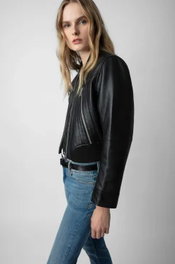 Zadig & Voltaire Manteaux Et Vestes^Veste En Cuir Bunta