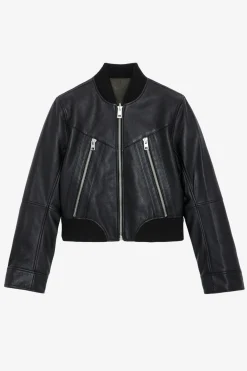 Zadig & Voltaire Manteaux Et Vestes^Veste En Cuir Bunta