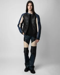 Zadig & Voltaire Unisexe^Veste En Cuir De Motard Tardif