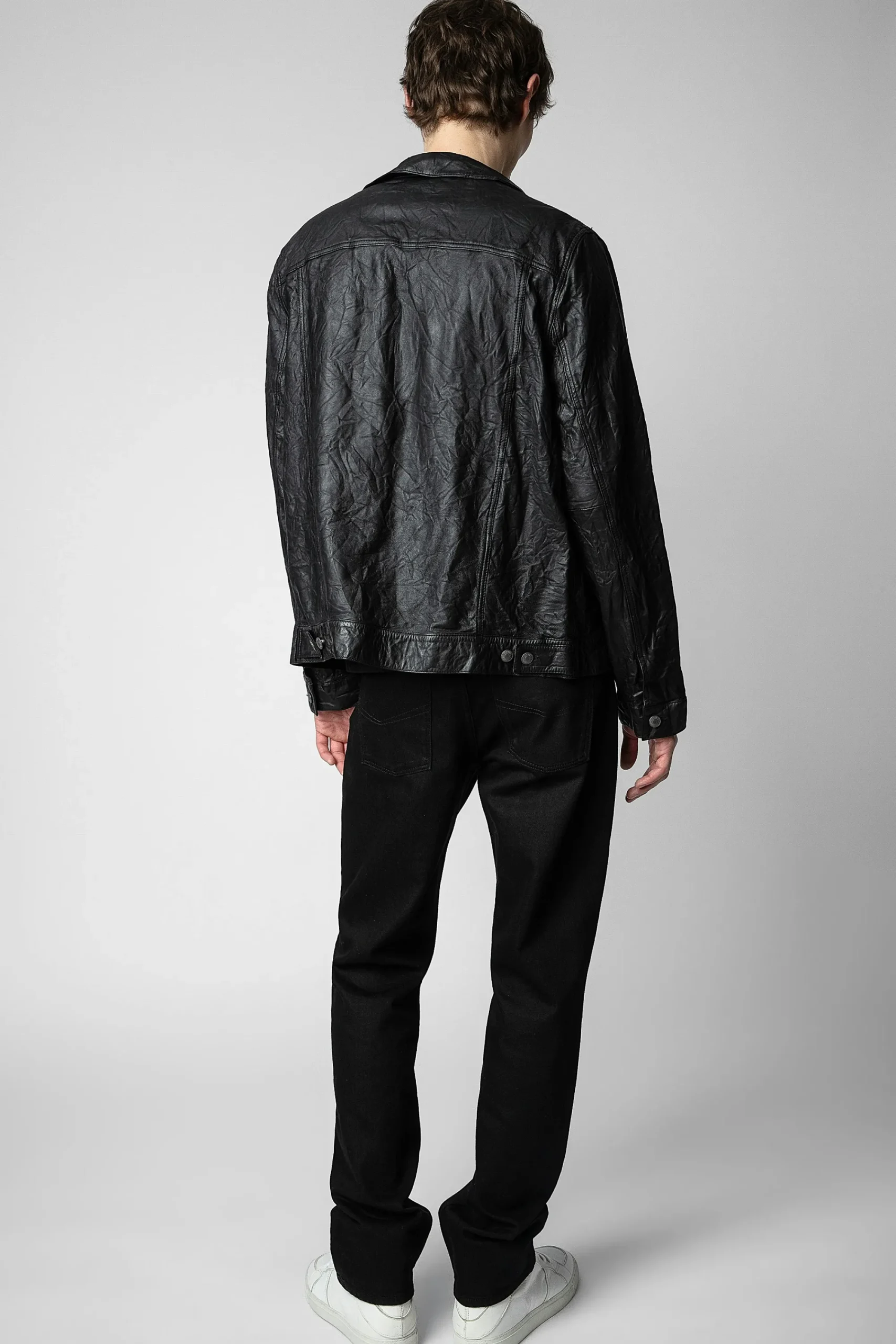 Zadig & Voltaire Manteaux Et Vestes^Veste En Cuir Froisse