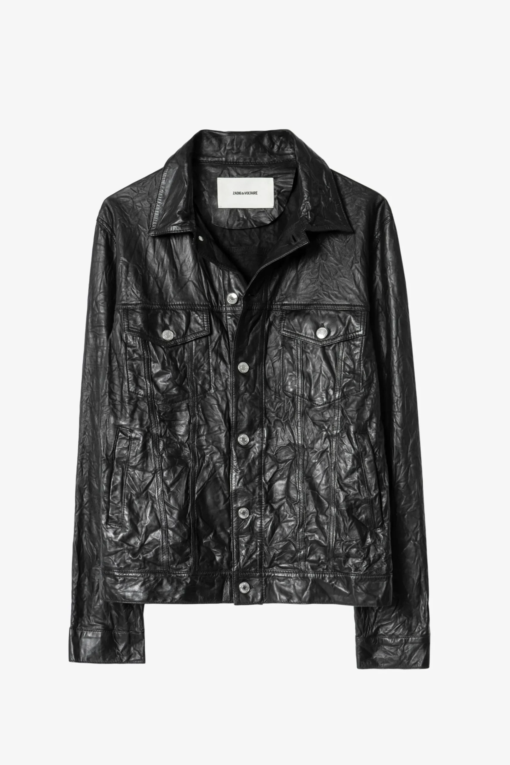 Zadig & Voltaire Manteaux Et Vestes^Veste En Cuir Froisse