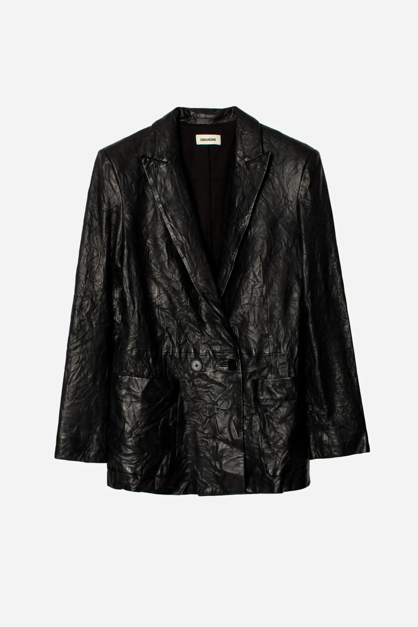 Zadig & Voltaire Vestes^Veste En Cuir Froisse Visco