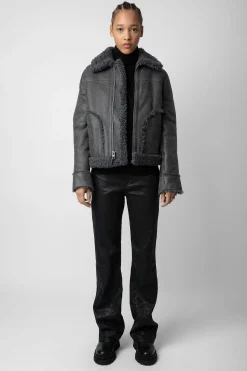 Zadig & Voltaire Manteaux Et Vestes^Veste En Cuir Kady