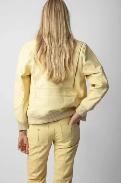 Zadig & Voltaire Manteaux Et Vestes^Veste En Cuir Kaia