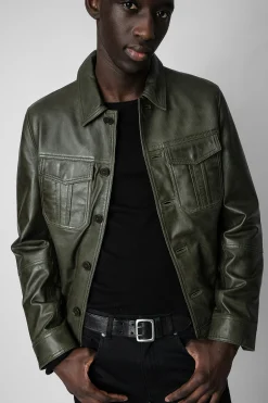 Zadig & Voltaire Manteaux Et Vestes^Veste En Cuir Lasso