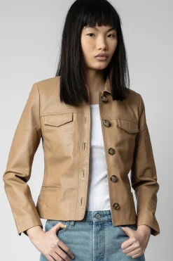 Zadig & Voltaire Manteaux Et Vestes^Veste En Cuir Liam