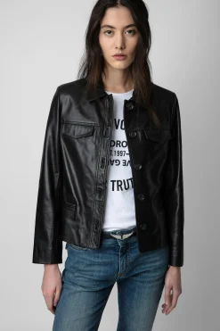 Zadig & Voltaire Manteaux Et Vestes^Veste En Cuir Liam