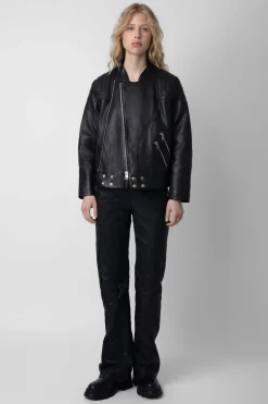 Zadig & Voltaire Manteaux Et Vestes^Veste En Cuir Liliam
