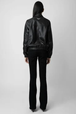 Zadig & Voltaire Manteaux Et Vestes^Veste En Cuir Lyssa