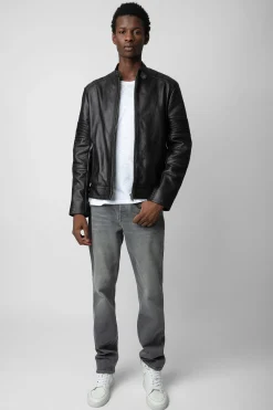 Zadig & Voltaire Manteaux Et Vestes^Veste En Cuir Maigre