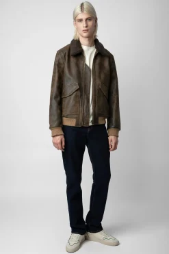 Zadig & Voltaire Manteaux Et Vestes^Veste En Cuir Mate