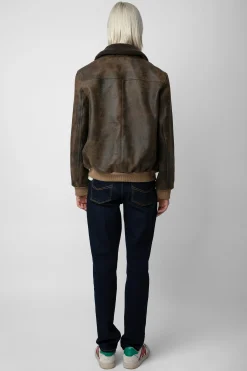 Zadig & Voltaire Manteaux Et Vestes^Veste En Cuir Mate