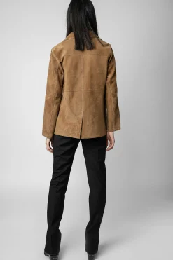 Zadig & Voltaire Manteaux Et Vestes^Veste En Daim Lala