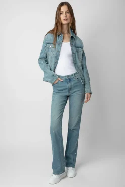 Zadig & Voltaire Unisexe^Veste En Jean Kasy A Strass