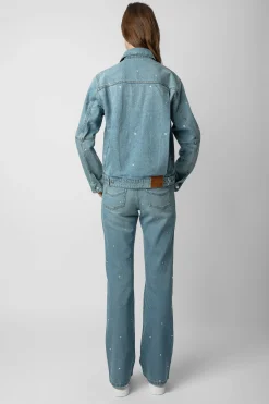 Zadig & Voltaire Unisexe^Veste En Jean Kasy A Strass