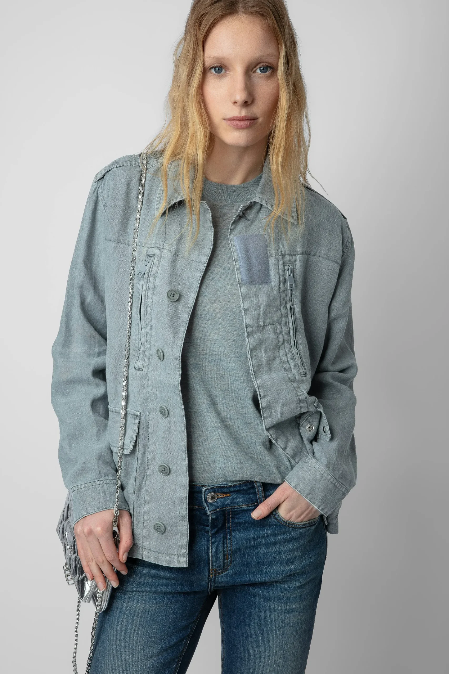 Zadig & Voltaire Manteaux Et Vestes^Veste En Lin Pour Enfant