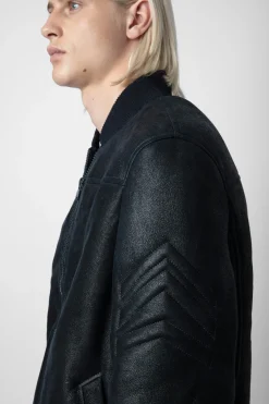 Zadig & Voltaire Manteaux Et Vestes^Veste Leo En Peau De Mouton