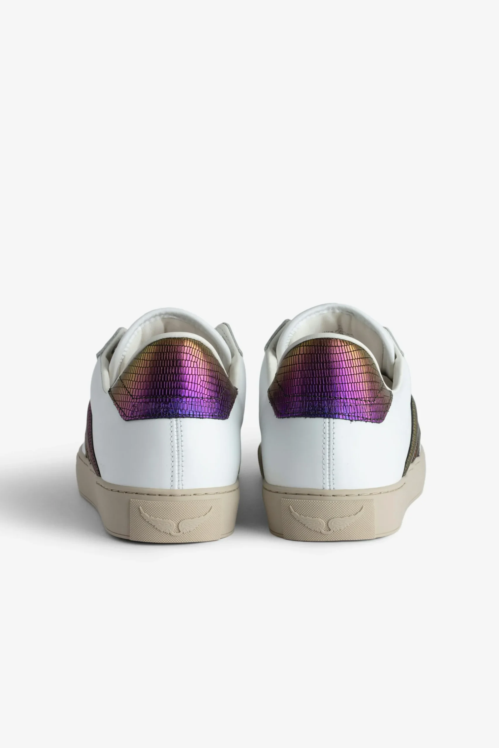 Zadig & Voltaire Formateurs^Zv1747 Baskets Basses Metallisees Gaufrees La Flash