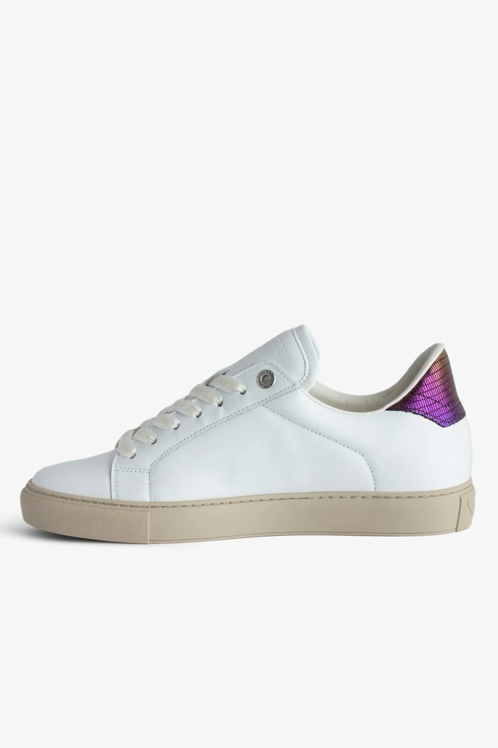 Zadig & Voltaire Formateurs^Zv1747 Baskets Basses Metallisees Gaufrees La Flash